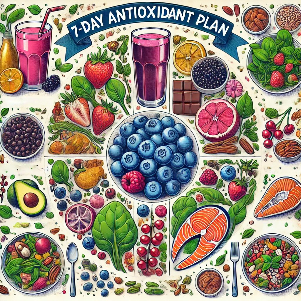 7-Day Antioxidant Diet Plan